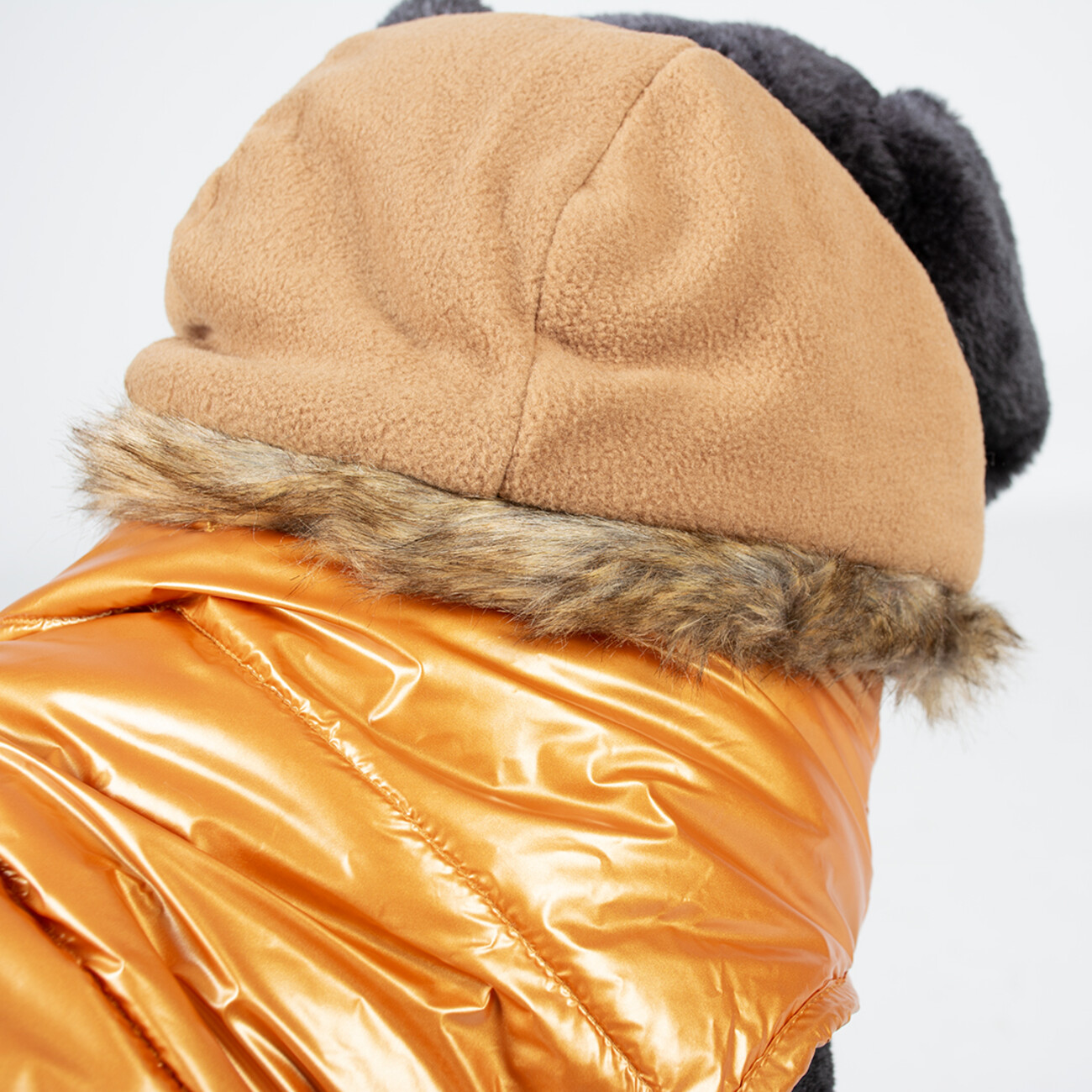 Wintermantel für Hunde Puffer Orange Bild 6