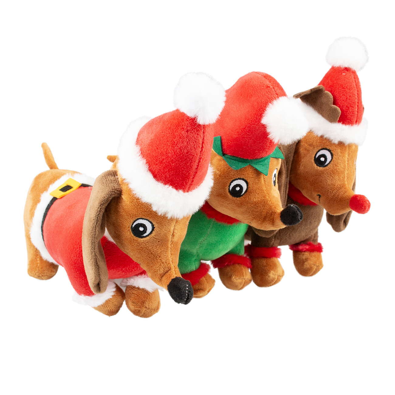 Xmas Plüsch Hund Hundespielzeug Weihnachten Bild 1