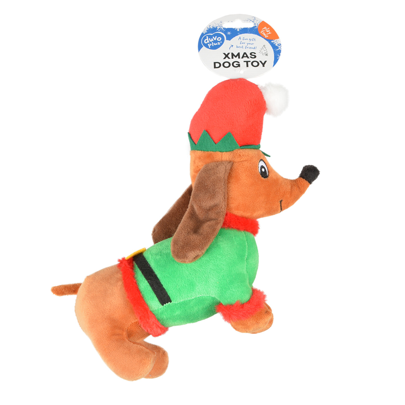 Xmas Plüsch Hund Hundespielzeug Weihnachten Bild 2