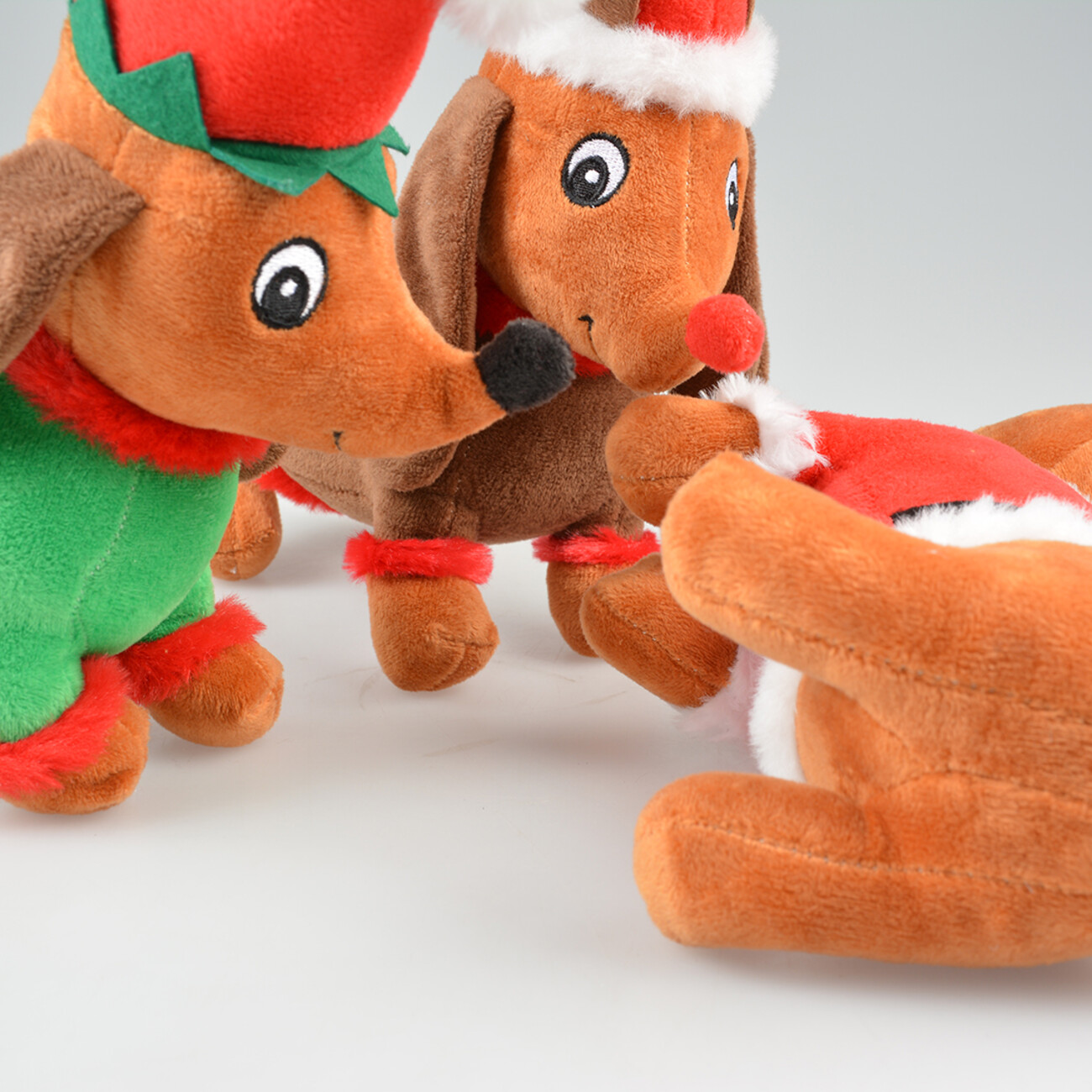 Xmas Plüsch Hund Hundespielzeug Weihnachten Bild 4
