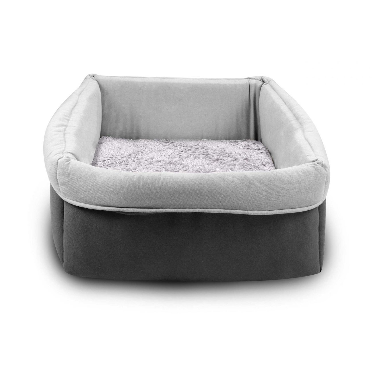 Eco Well Katzen & Kleinhundbett, Gr. S: 40 x 40 cm, grau/hellgrau Eco Well Katzen & Kleinhundbett, Gr. S: 40 x 40 cm, grau/hellgrau