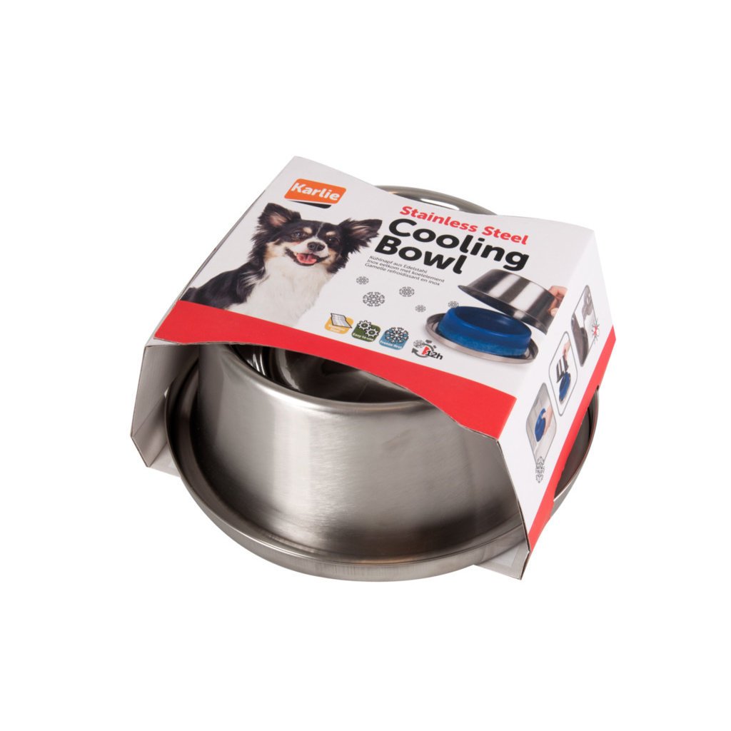 Edelstahl Kühlnapf für Hunde Bild 3