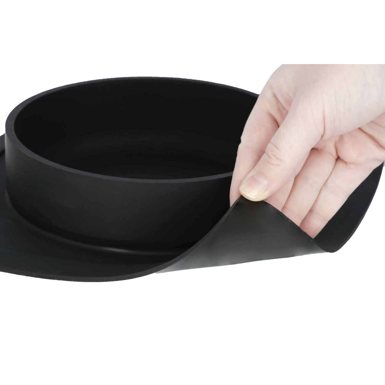 Edelstahlnapf Duo Clever mit Silikonunterlage Bild 3