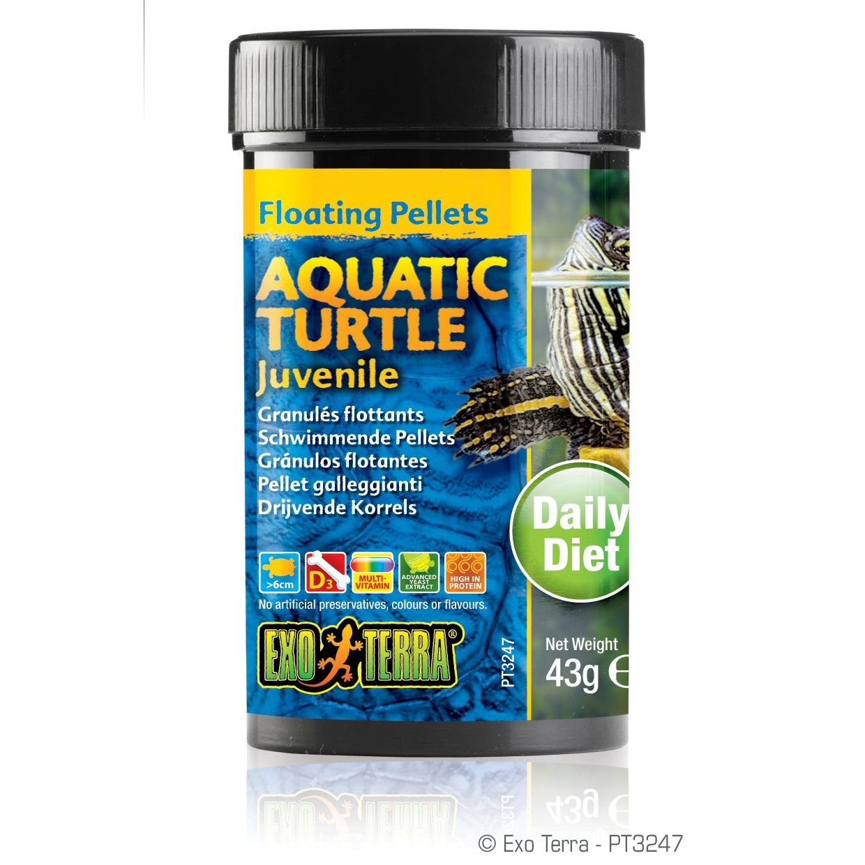 Exo Terra - Aquatic Turtle Juvenile, schwimmende Futter-Pellets Bild 1