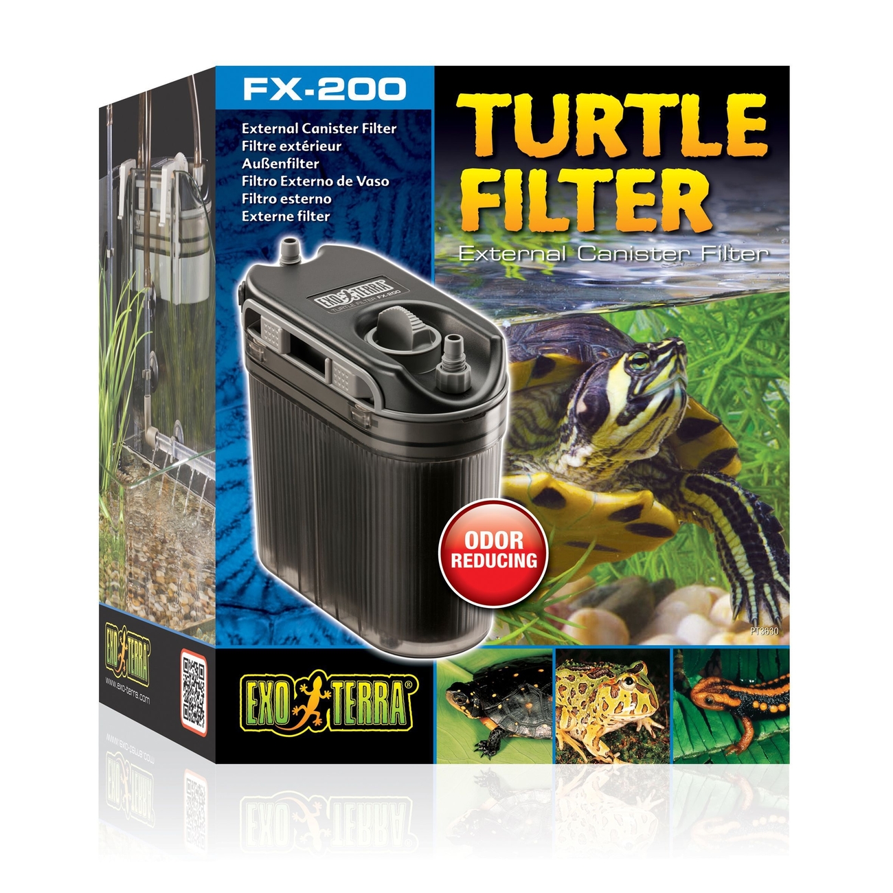 Exo Terra - Turtle Filter FX-200 Außenfilter Bild 3