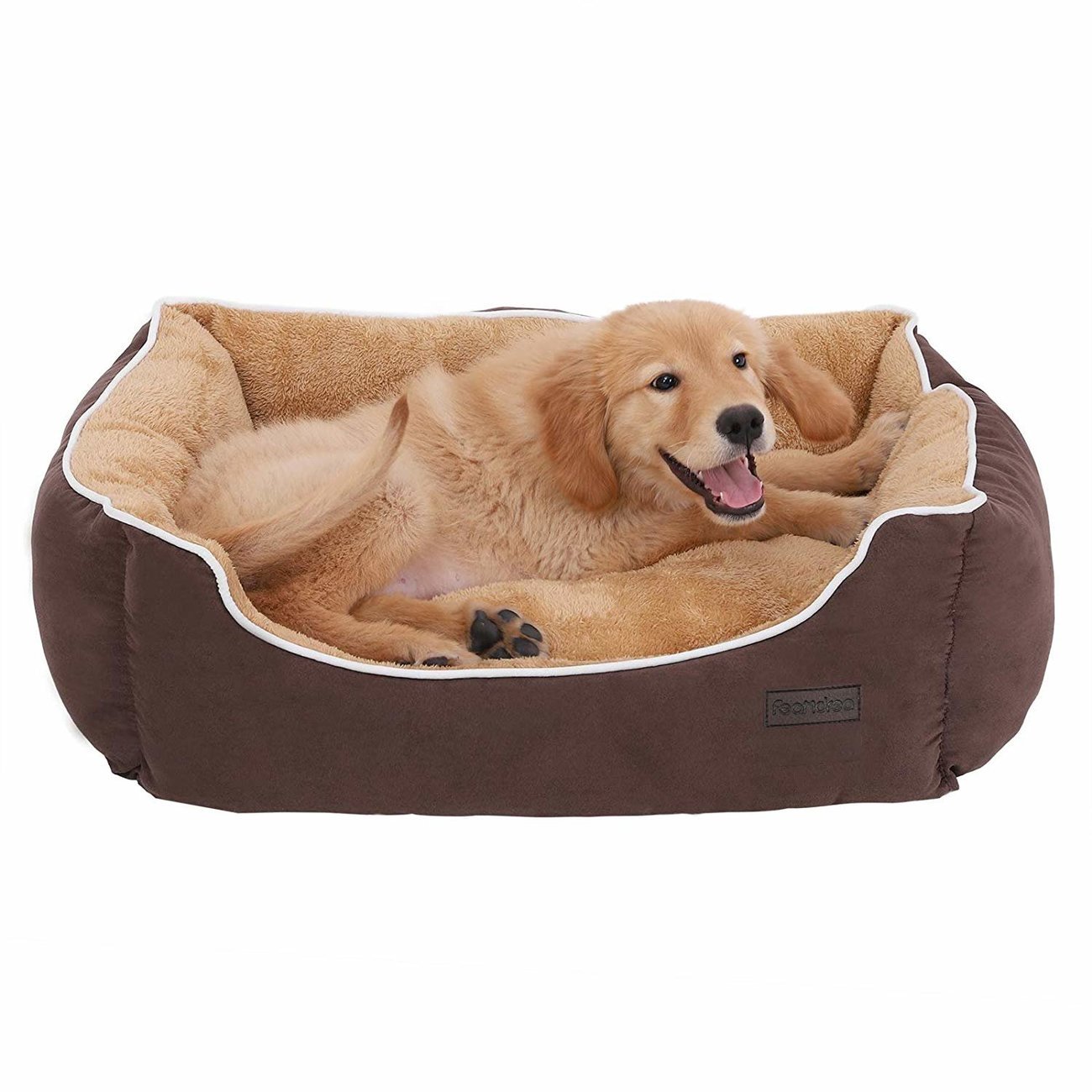 FEANDREA by SONGMICS Hundebett mit Liegefläche aus Plüsch Bild 3