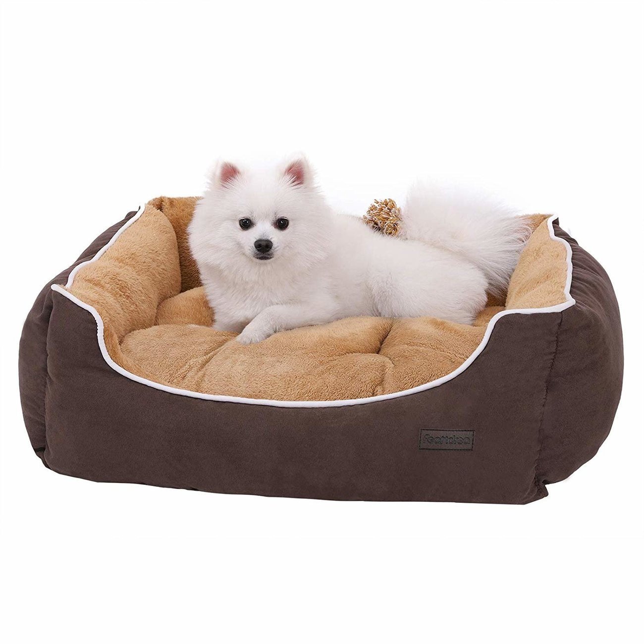 FEANDREA by SONGMICS Hundebett mit Liegefläche aus Plüsch Bild 5