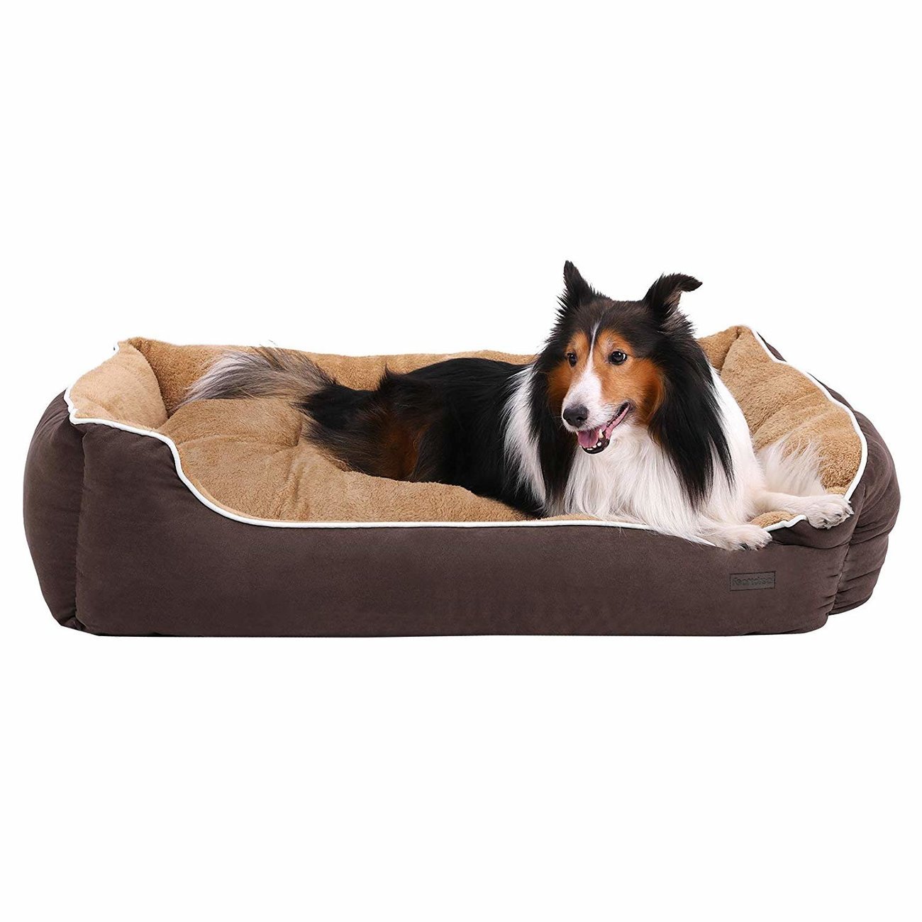 FEANDREA by SONGMICS Hundebett mit Liegefläche aus Plüsch Bild 15