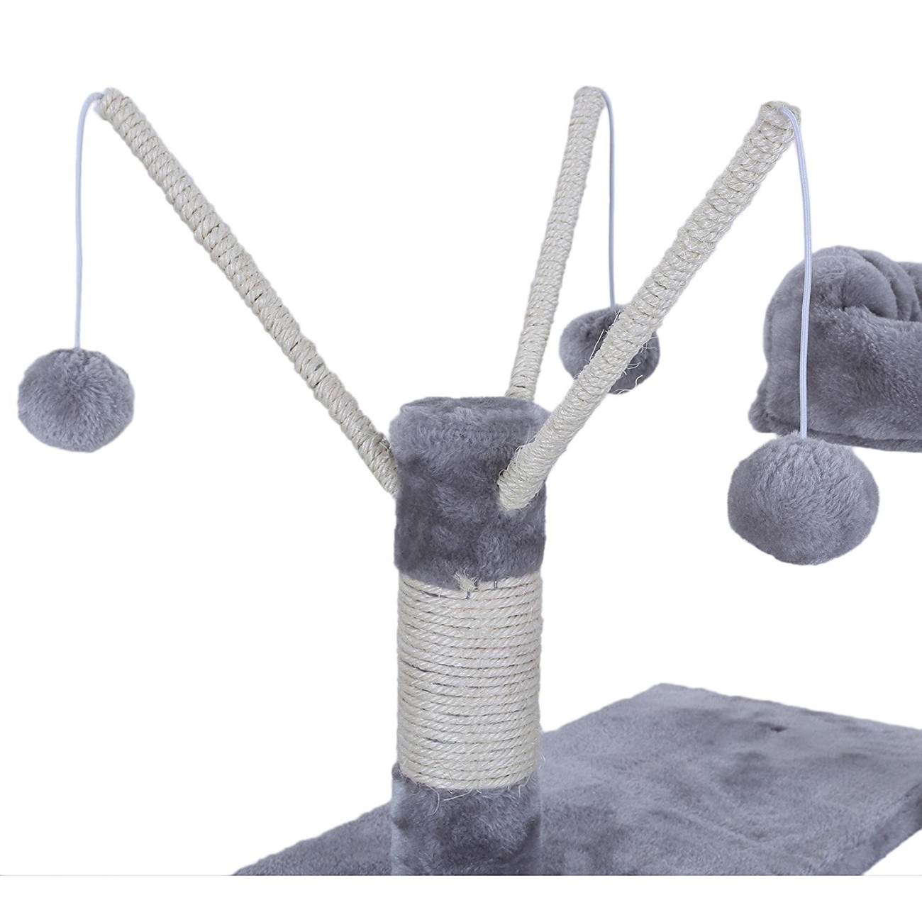 FEANDREA by SONGMICS Katzenkratzbaum mit Hängematte, Höhle, Spielzeug Bild 17