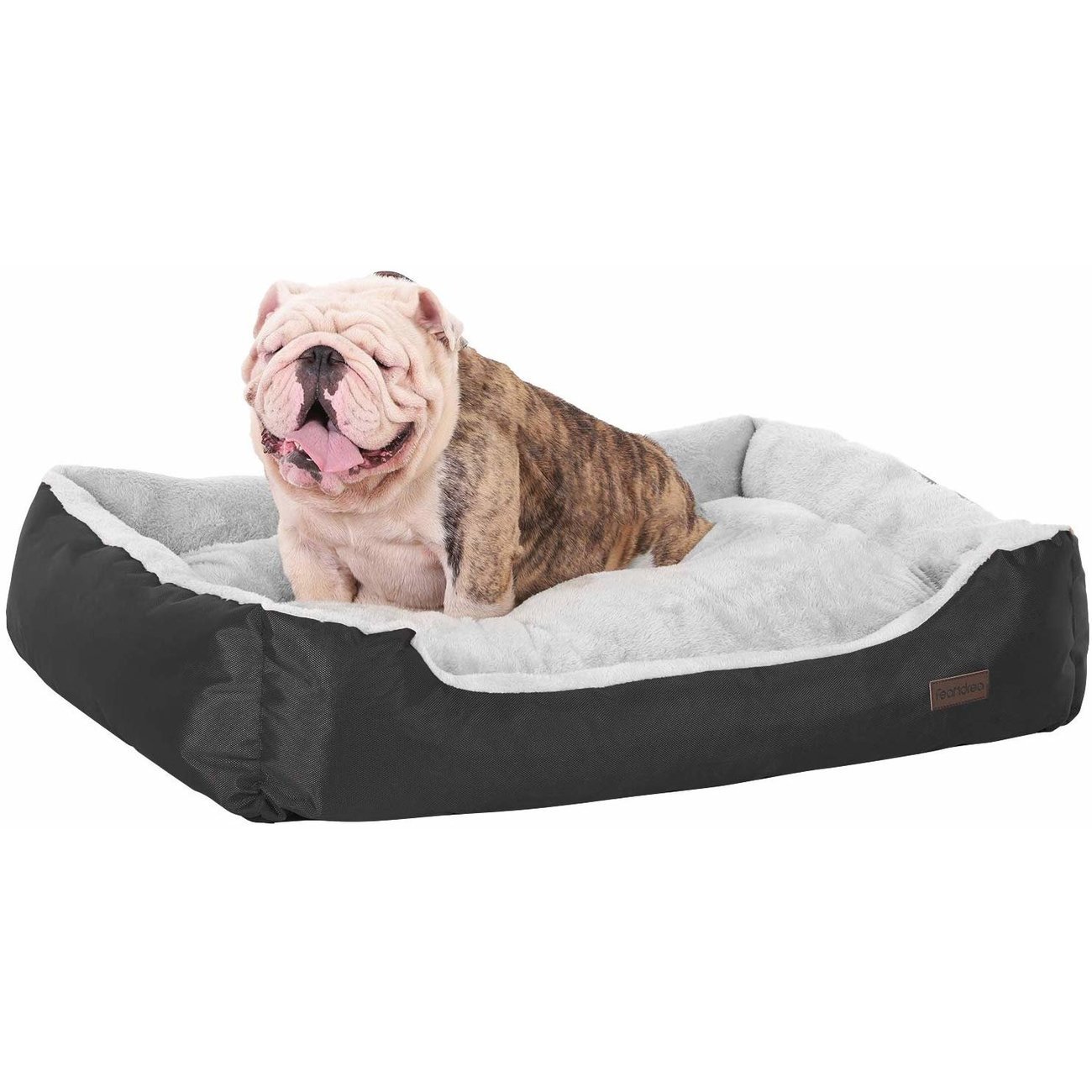 FEANDREA Hundebett braun mit Wendekissen Bild 13