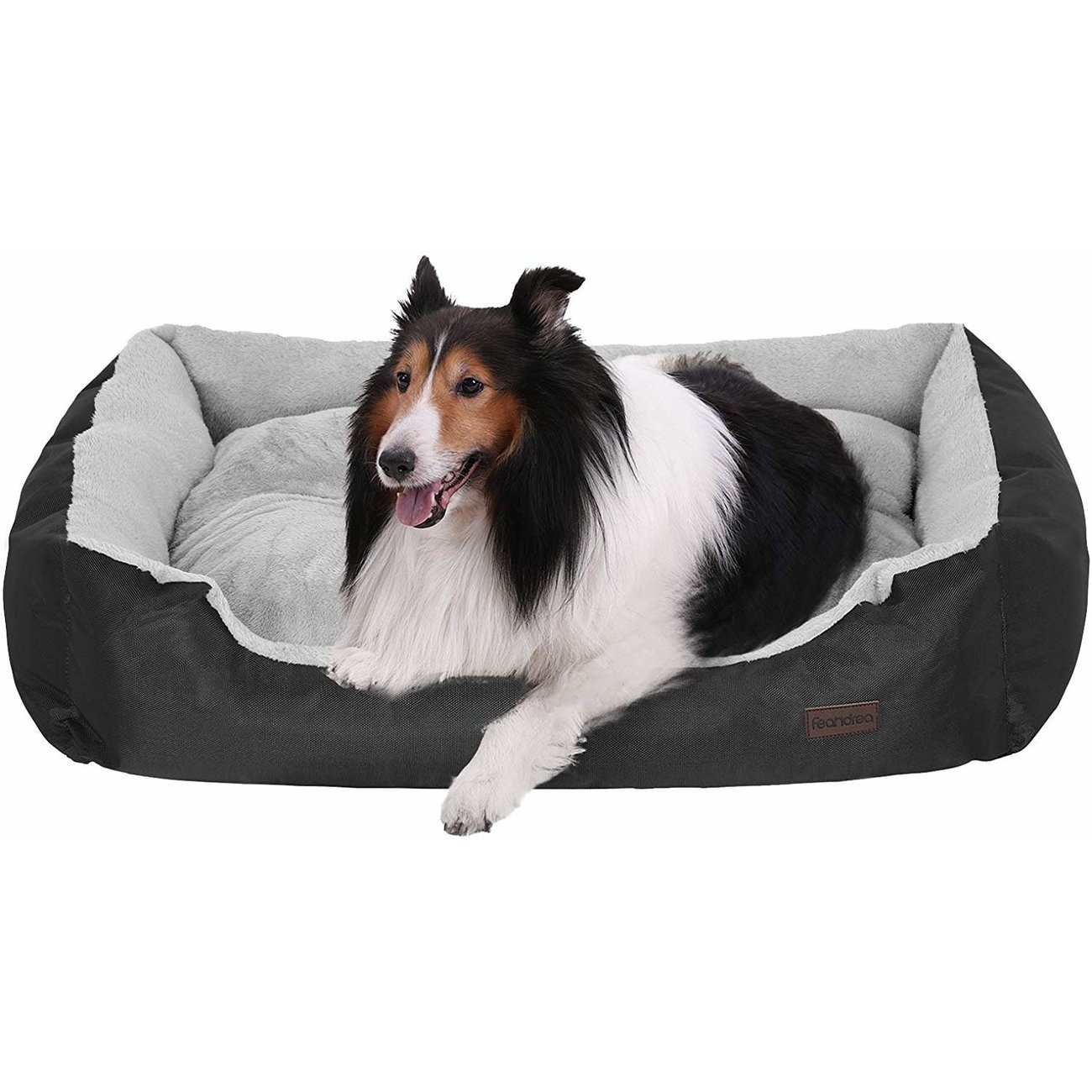 FEANDREA Hundebett braun mit Wendekissen Bild 15