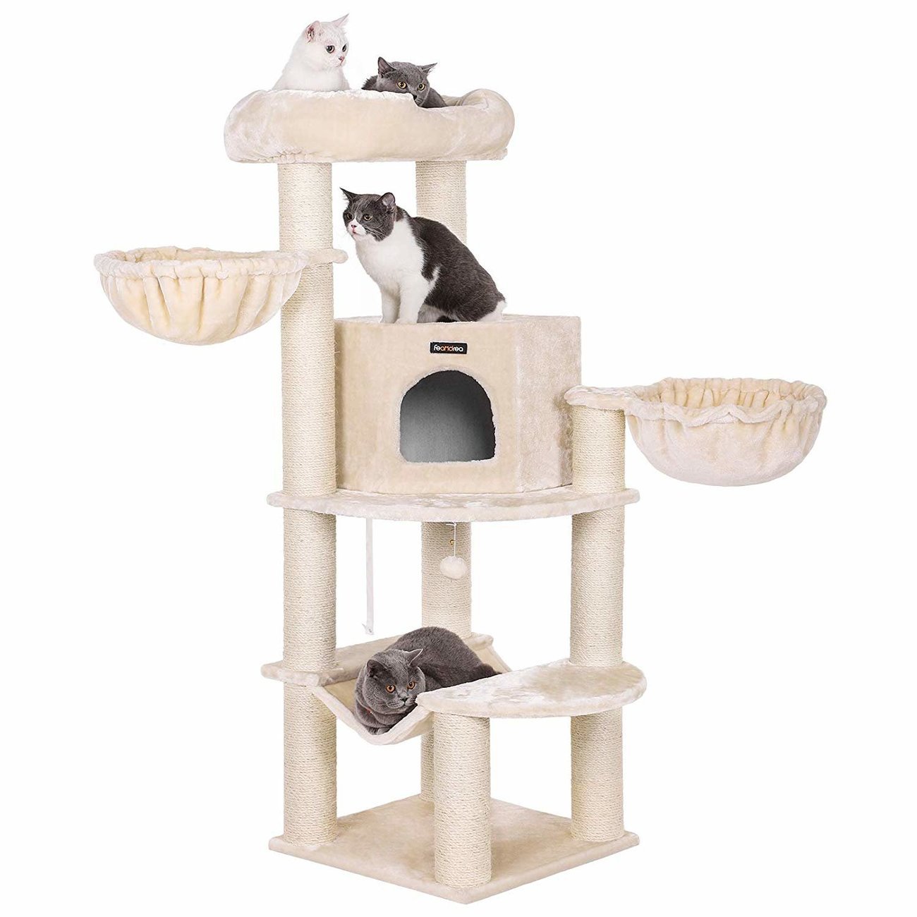 FEANDREA Kratzbaum groß, Katzenbaum XL Bild 3