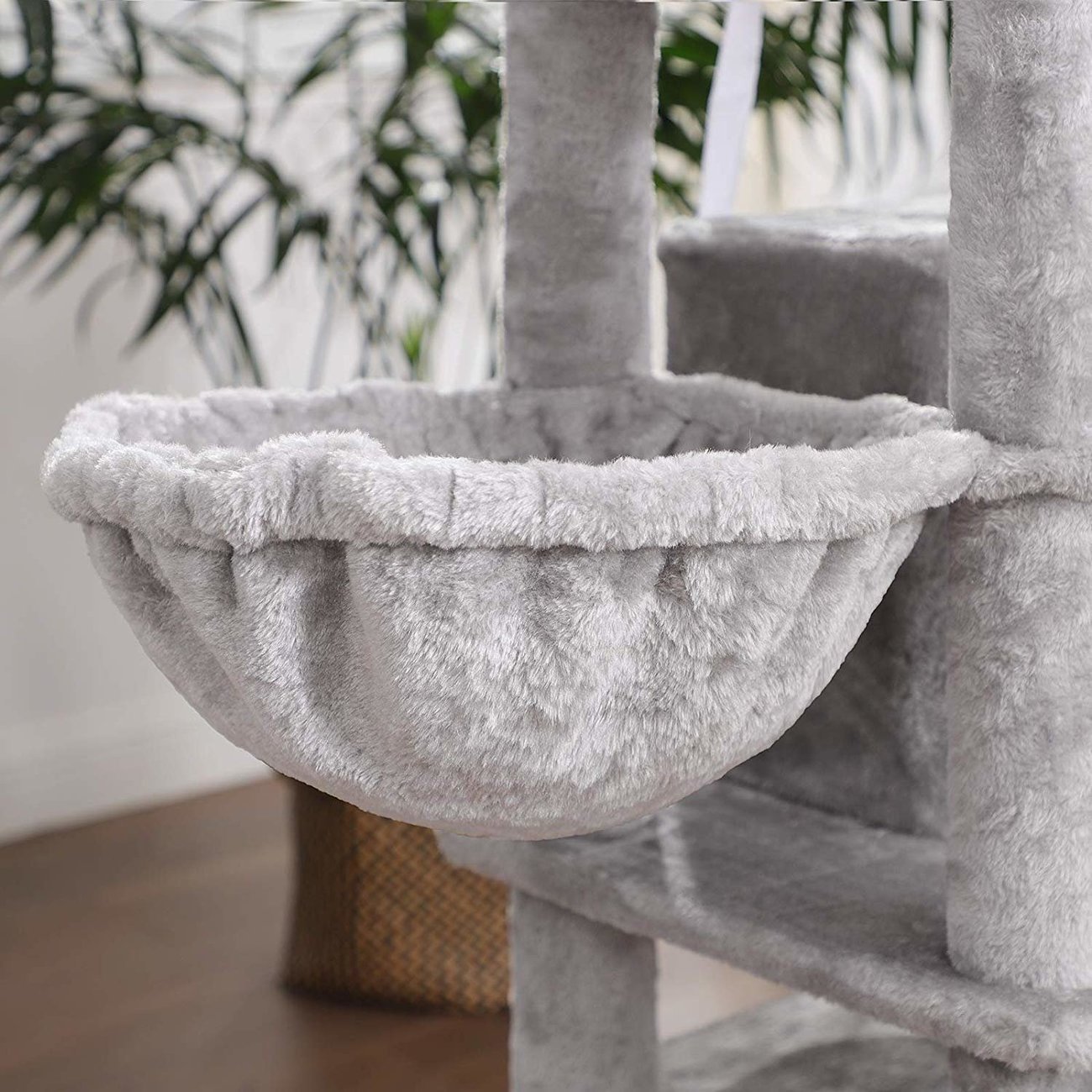 FEANDREA Kratzbaum groß mit 3 Katzenhöhlen Bild 11