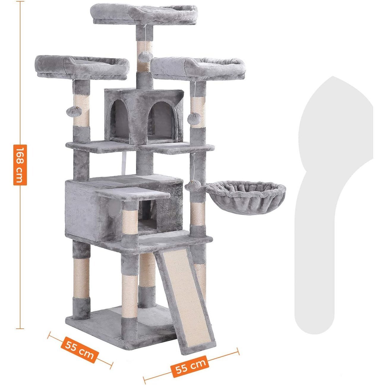 FEANDREA Kratzbaum XXL Cat Condo Bild 8