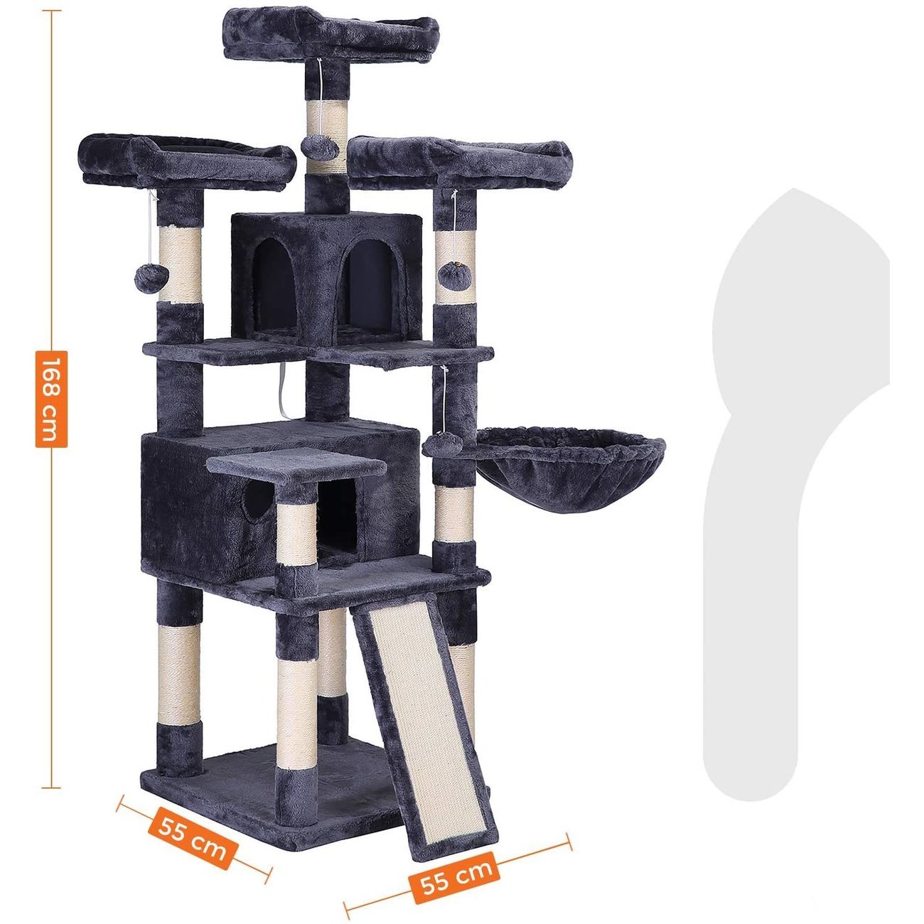 FEANDREA Kratzbaum XXL Cat Condo Bild 10