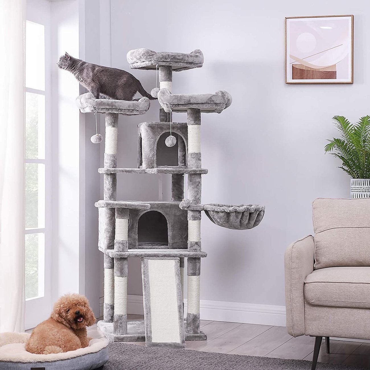 FEANDREA Kratzbaum XXL Cat Condo Bild 13