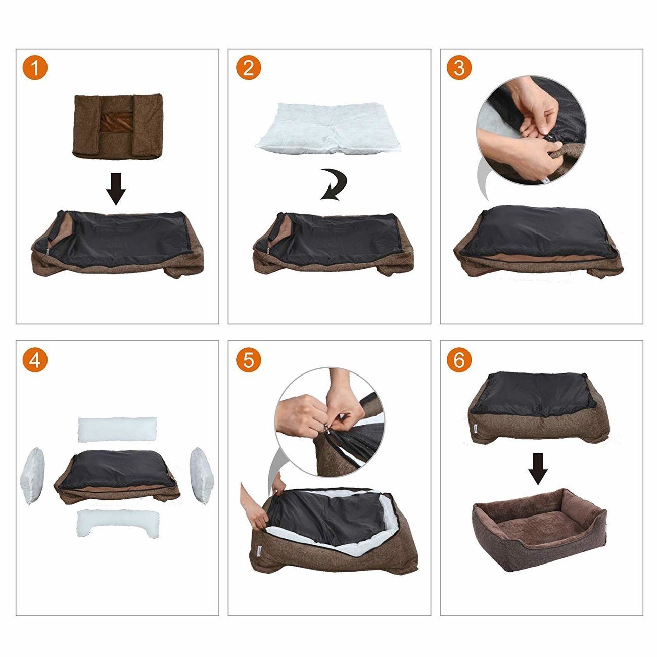 Feandrea kuschelweiches Hundebett Bild 7