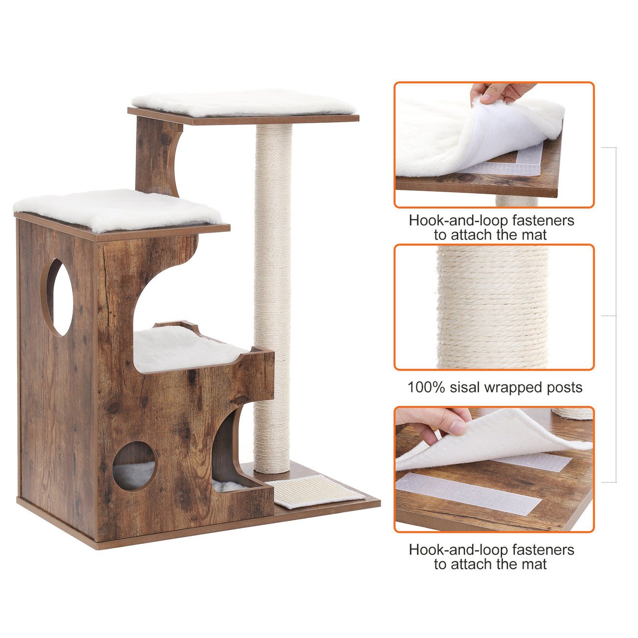 Feandrea Retro Color Kratzbaum Bild 10