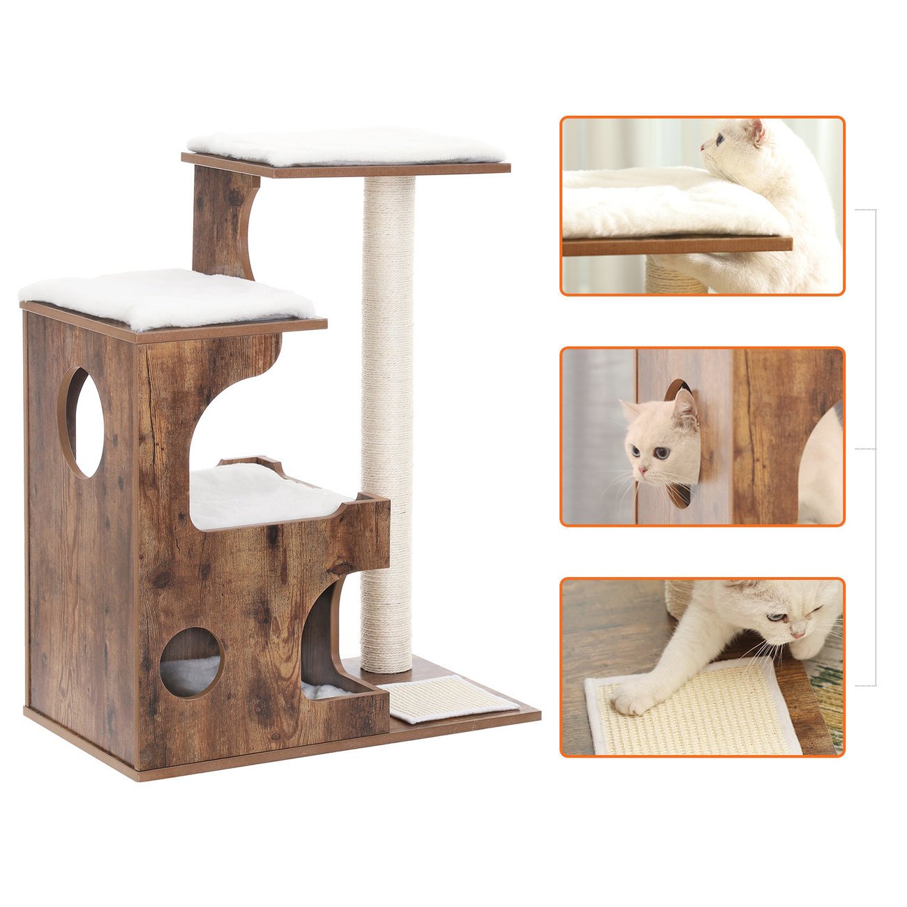 Feandrea Retro Color Kratzbaum Bild 11