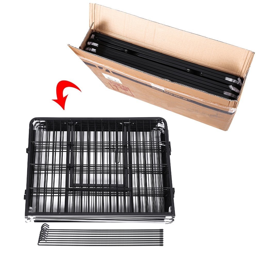 FEANDREA Welpenauslauf Laufgitter Welpenfreigehege 80x100cm Bild 10