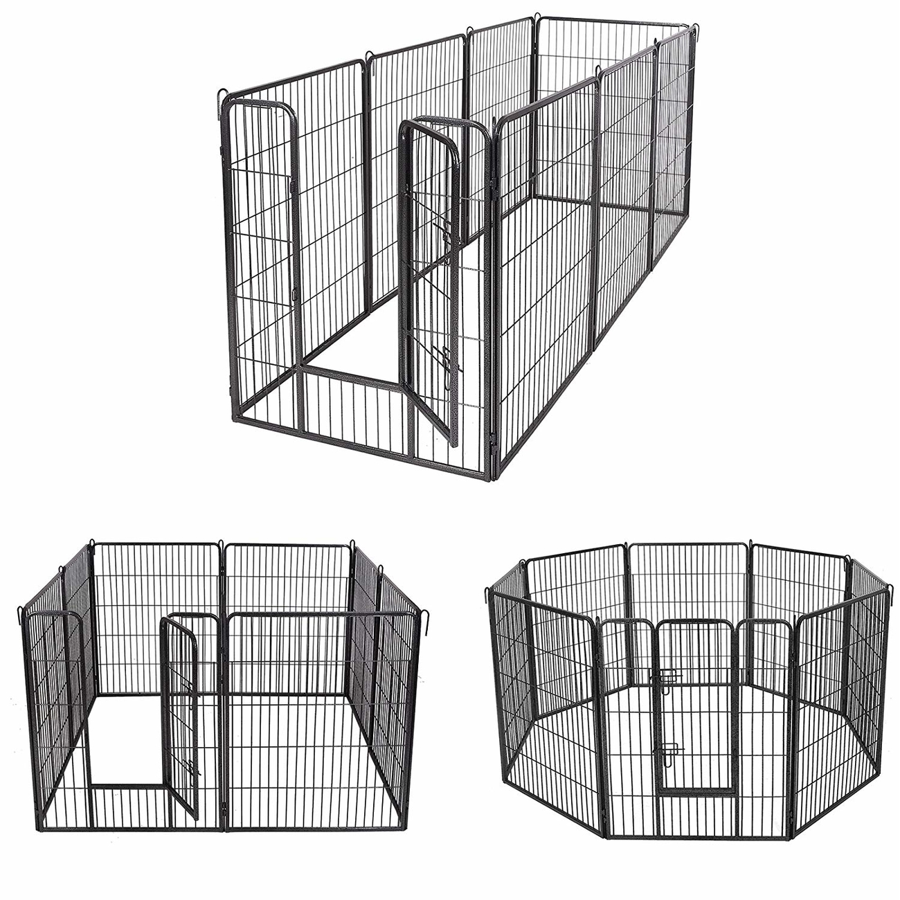 FEANDREA Welpenauslauf Laufgitter Welpenfreigehege 80x100cm Bild 4