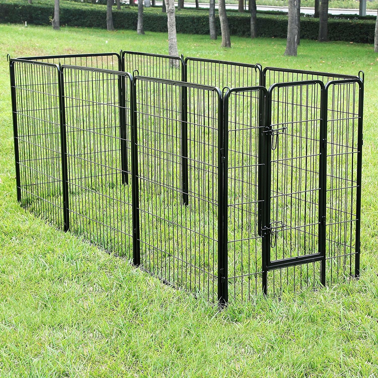 FEANDREA Welpenauslauf Laufgitter Welpenfreigehege 80x100cm Bild 14