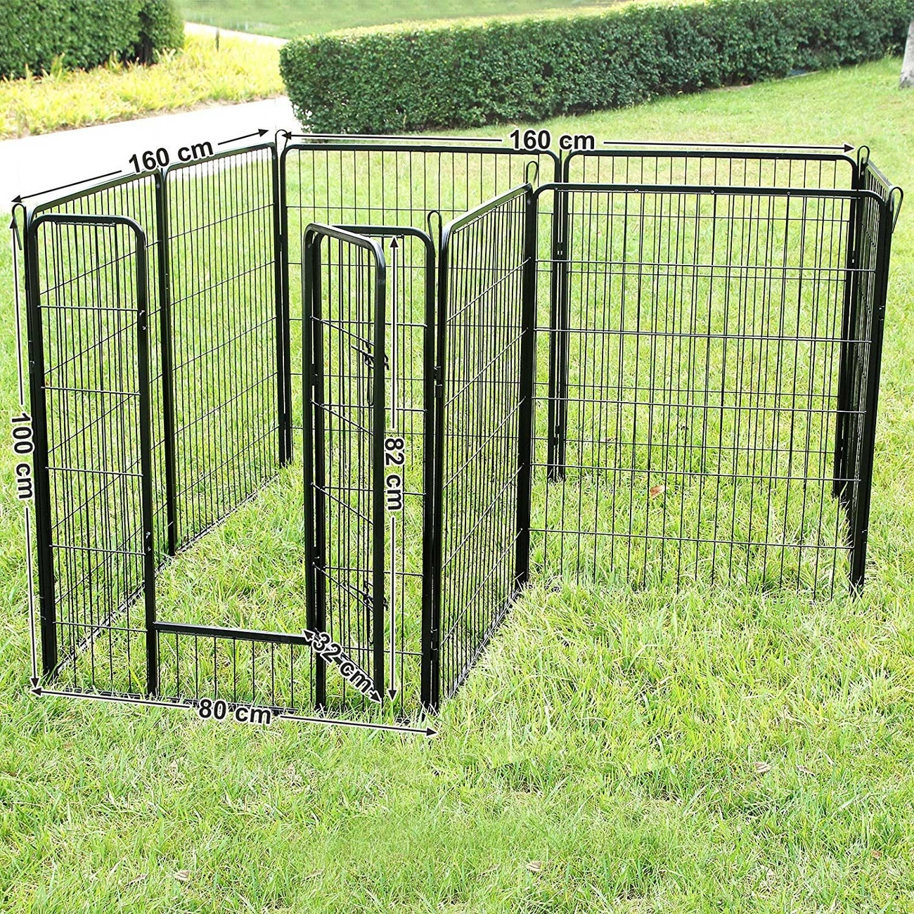 FEANDREA Welpenauslauf Laufgitter Welpenfreigehege 80x100cm Bild 15