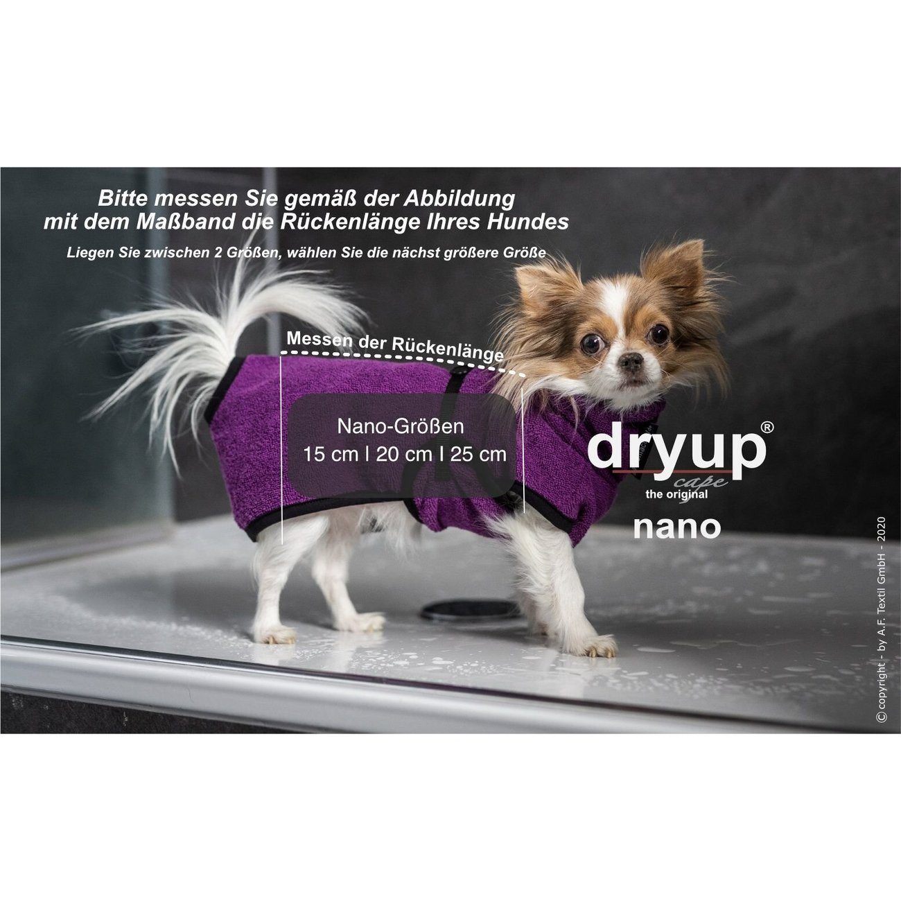 fit4dogs Dryup Cape Nano Trockenmantel für Hunde Bild 7