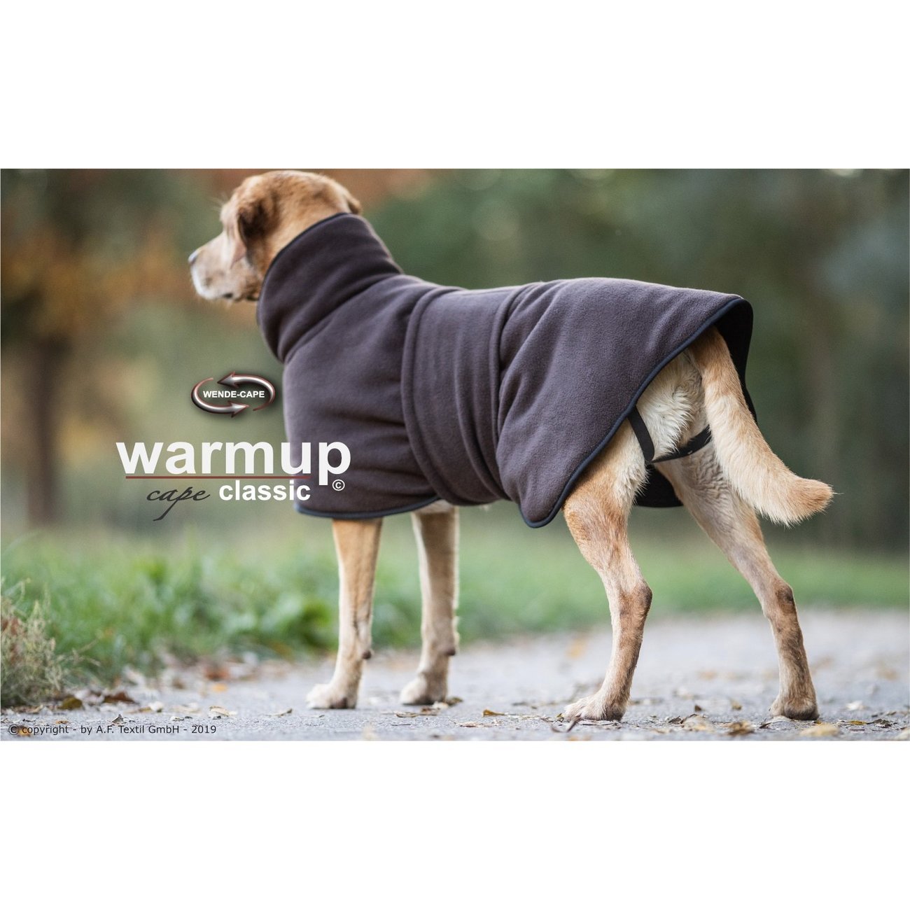 fit4dogs Warmup Cape Classic Hundemantel zum Wenden Bild 3