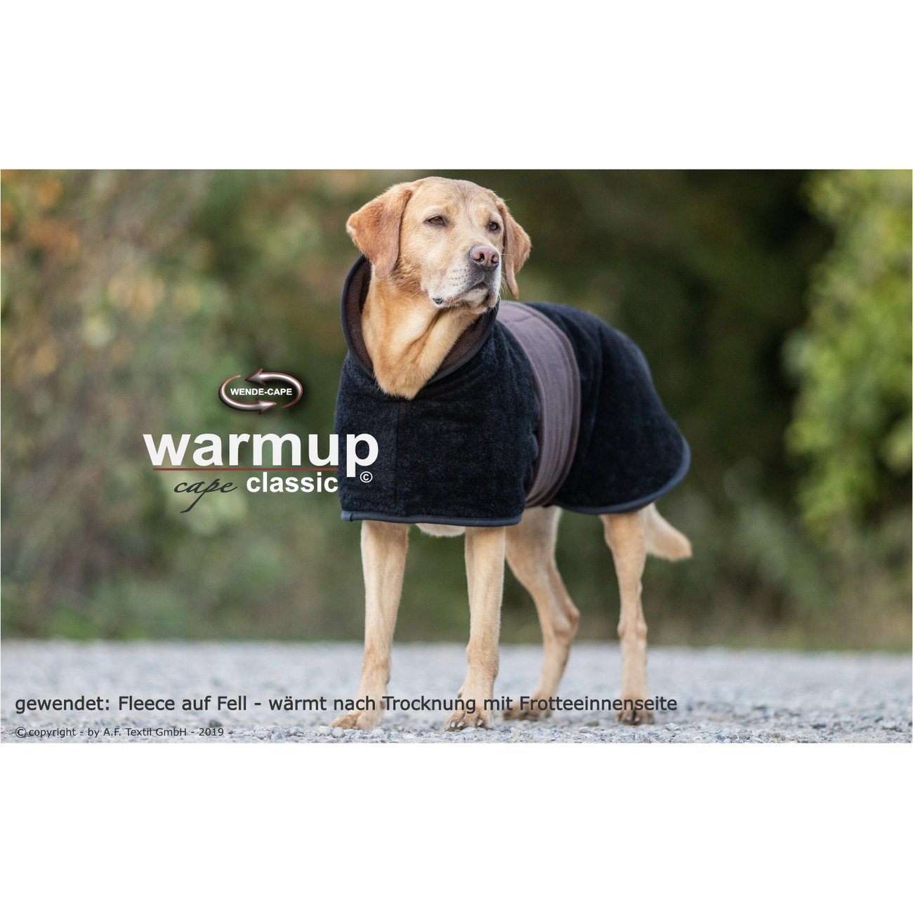 fit4dogs Warmup Cape Classic Hundemantel zum Wenden Bild 4