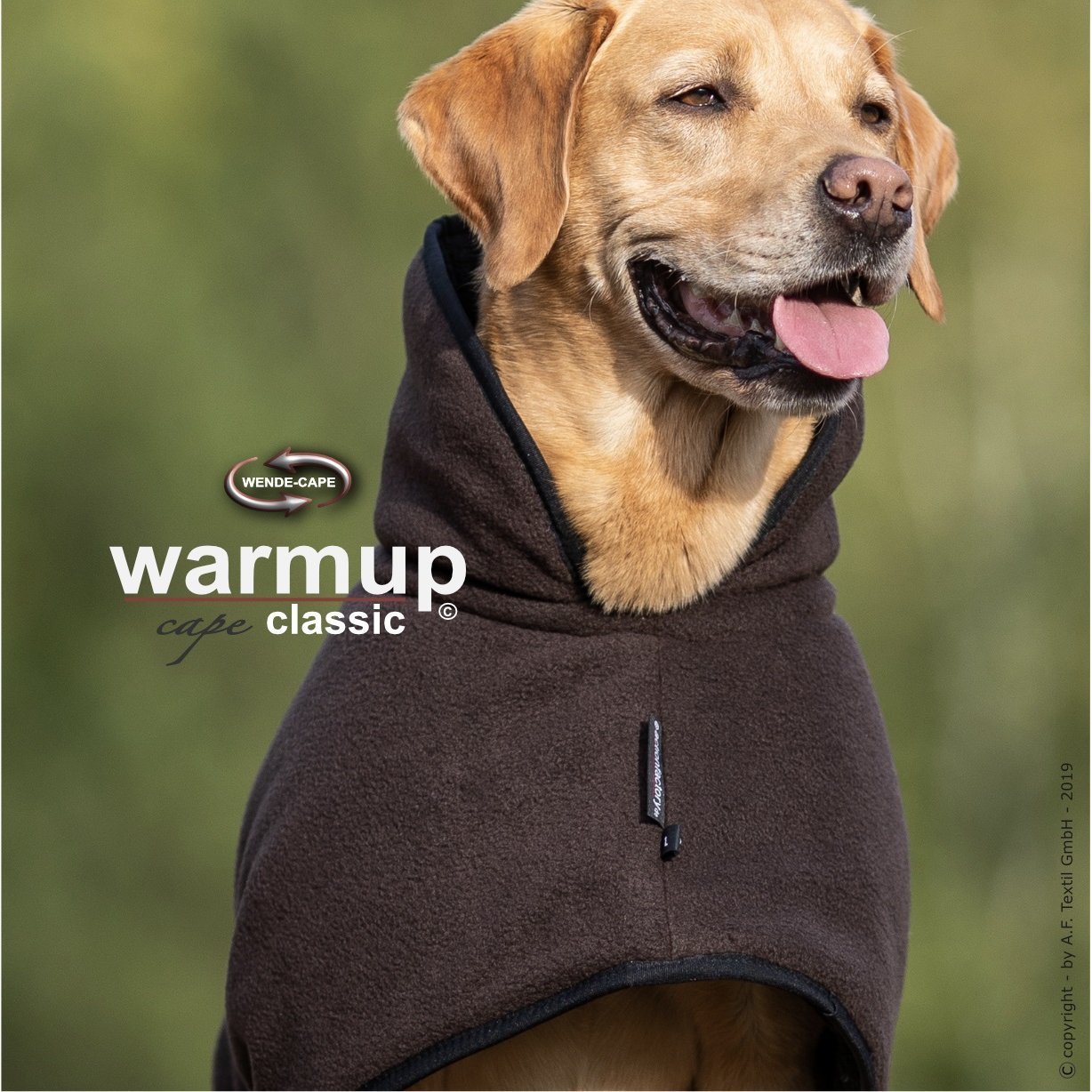 fit4dogs Warmup Cape Classic Hundemantel zum Wenden Bild 2
