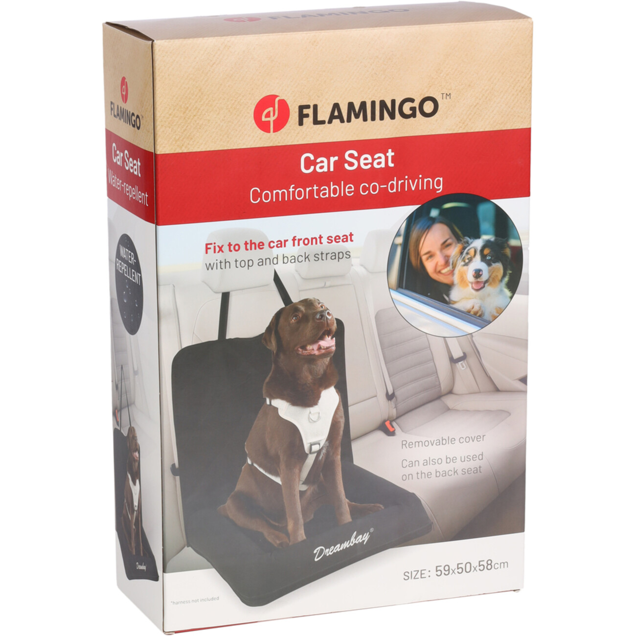 Hunde Autositz Dreambay Schwarz Bild 3