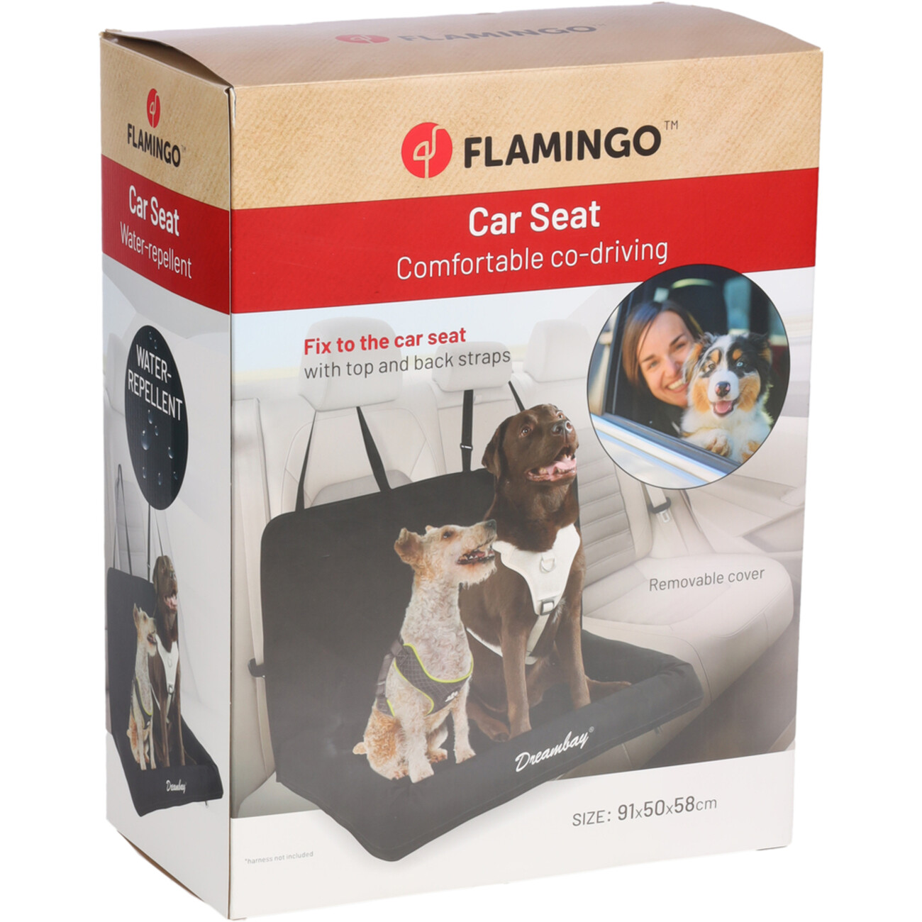 Hunde Autositz Dreambay Schwarz Bild 6