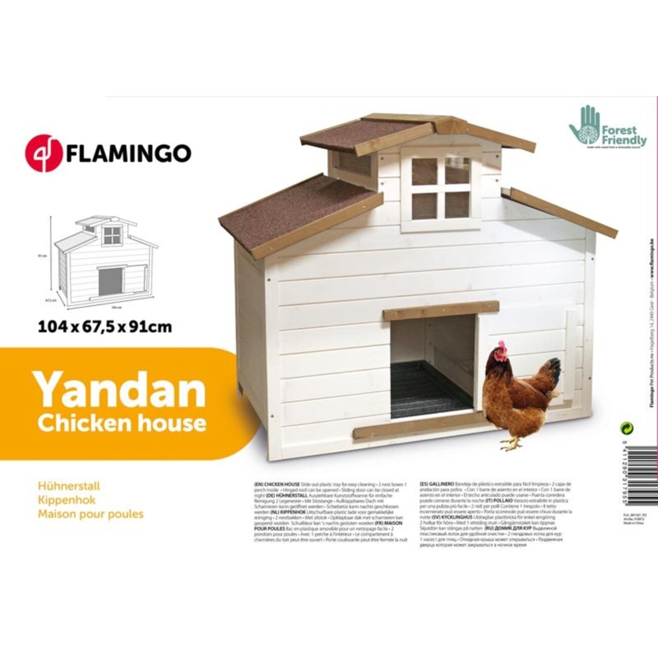 Hühnerstall Yandan Scandic – Dein Zuhause für glückliche Hühner! Bild 6