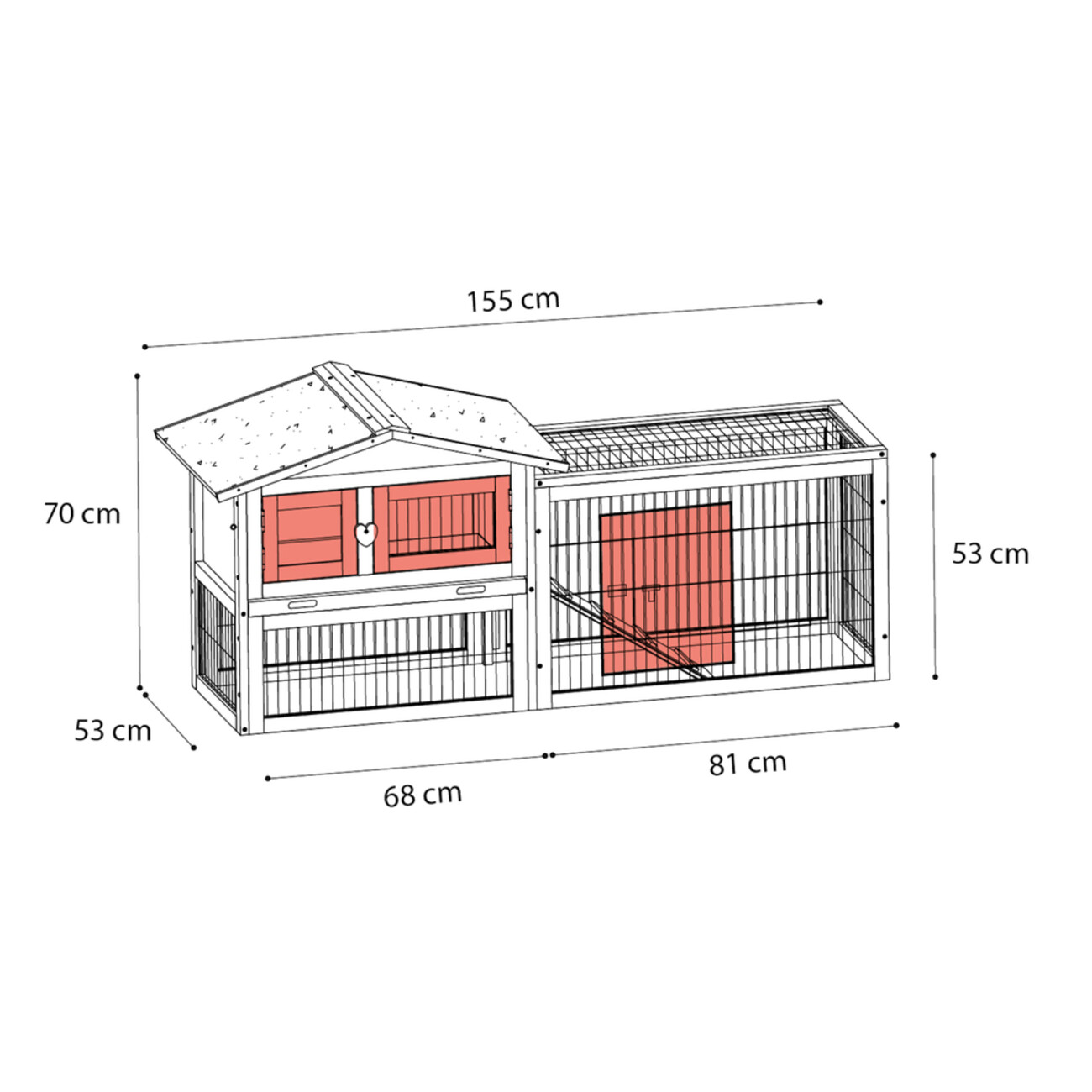 Kaninchenstall Sunshine Urban - Dein Kaninchen-Paradies! Bild 2