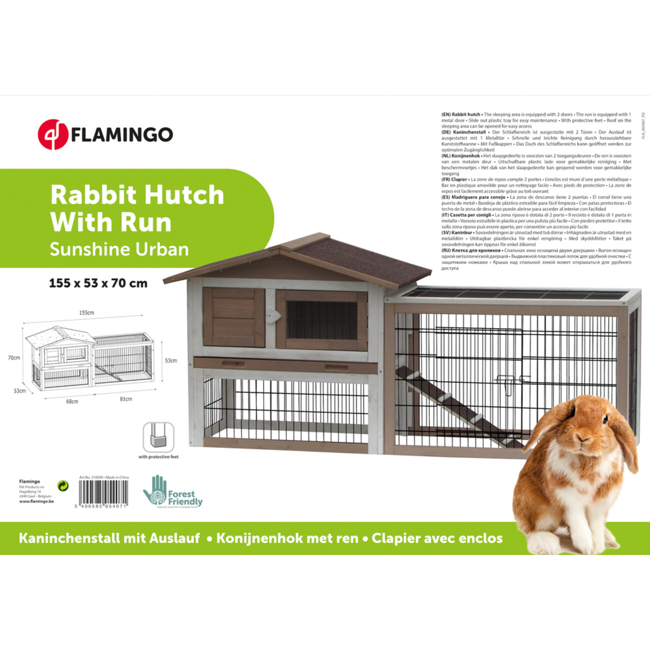 Kaninchenstall Sunshine Urban - Dein Kaninchen-Paradies! Bild 3