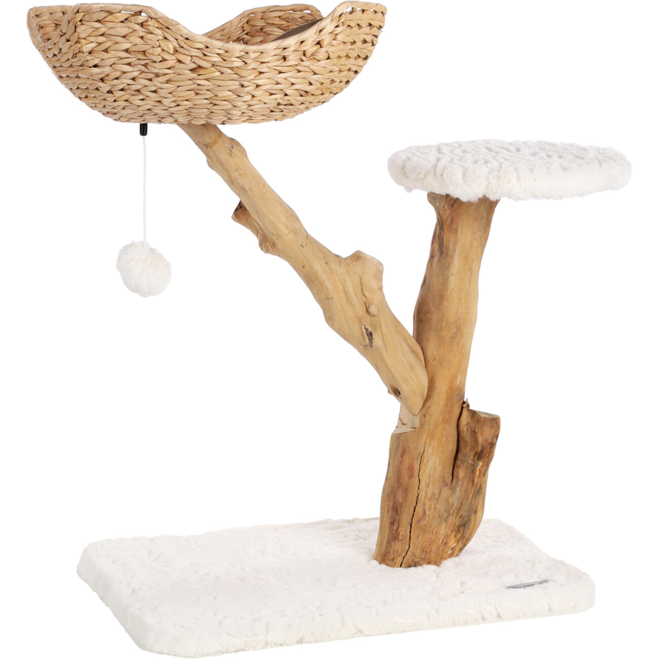 Echtholz Kratzbaum Carlito Beige Bild 1