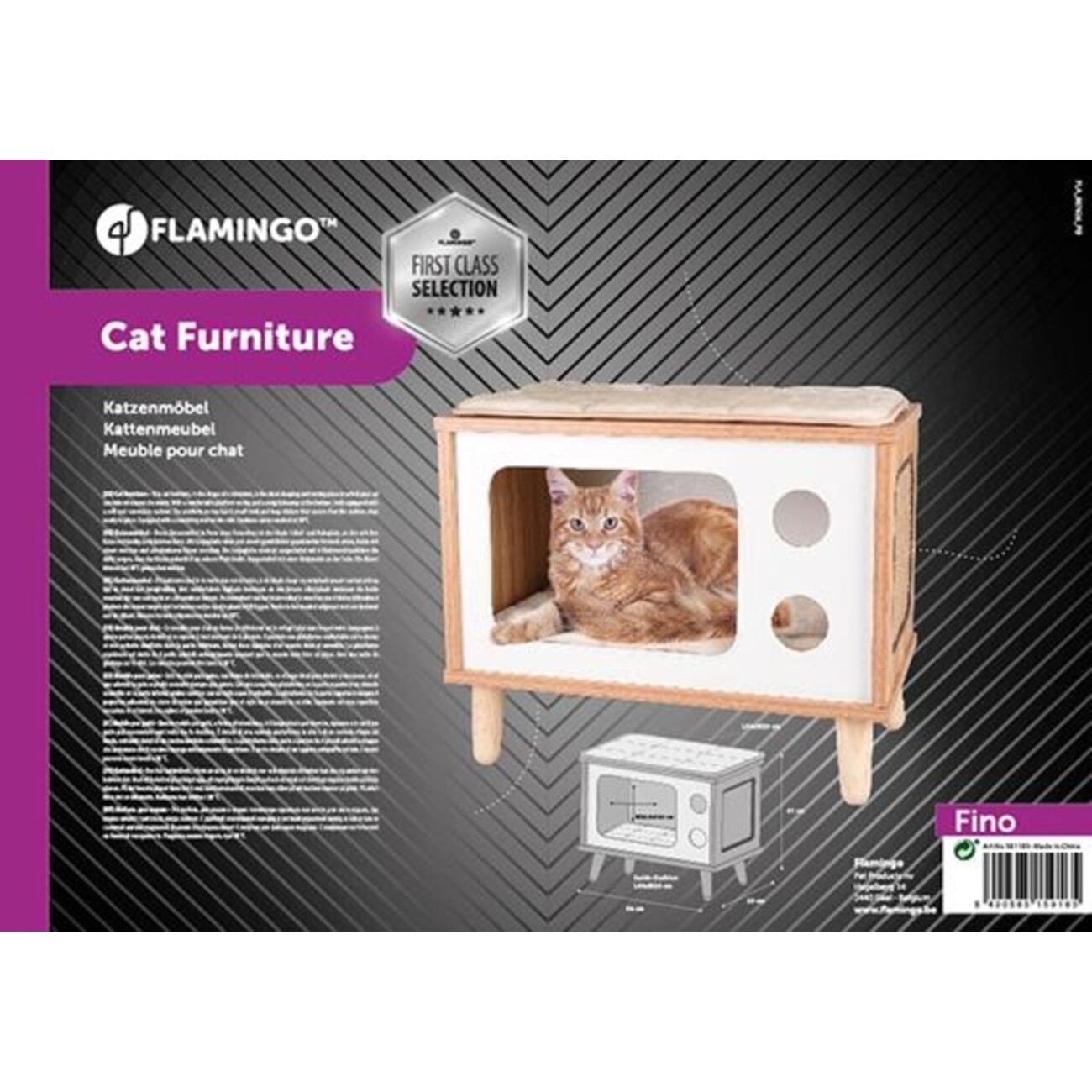 Kratzmöbel Fino im Fernseher Look Bild 5