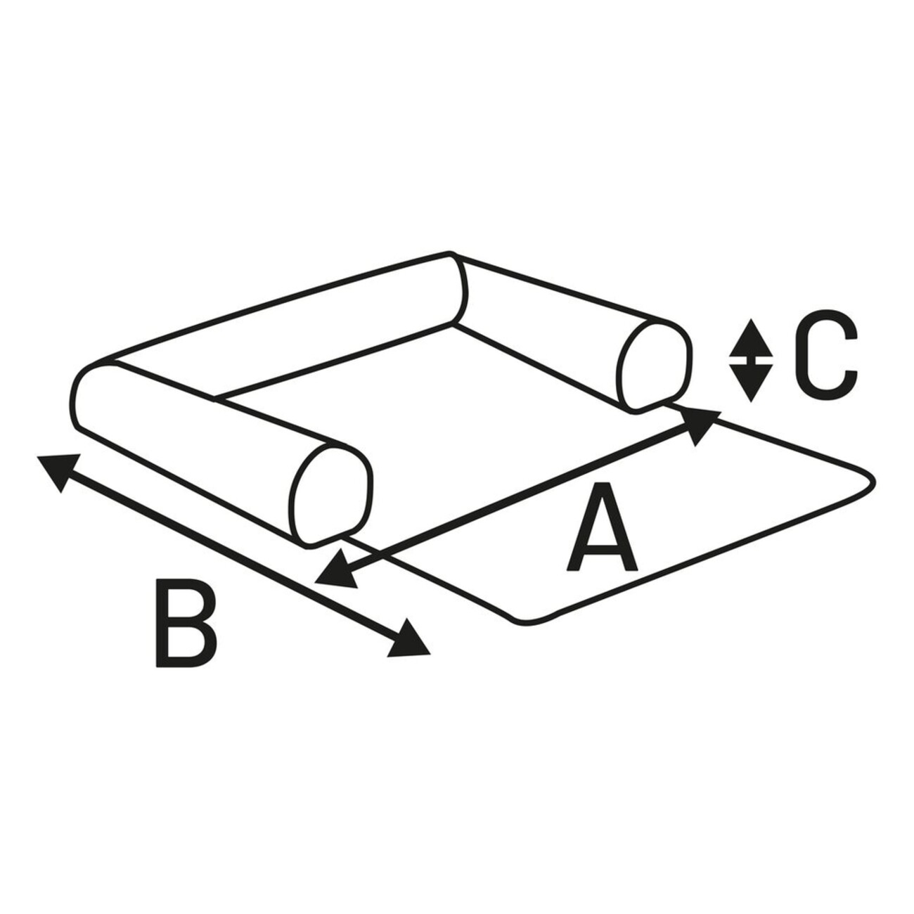 Sofaschutz Verona Rechteck Beige Bild 2