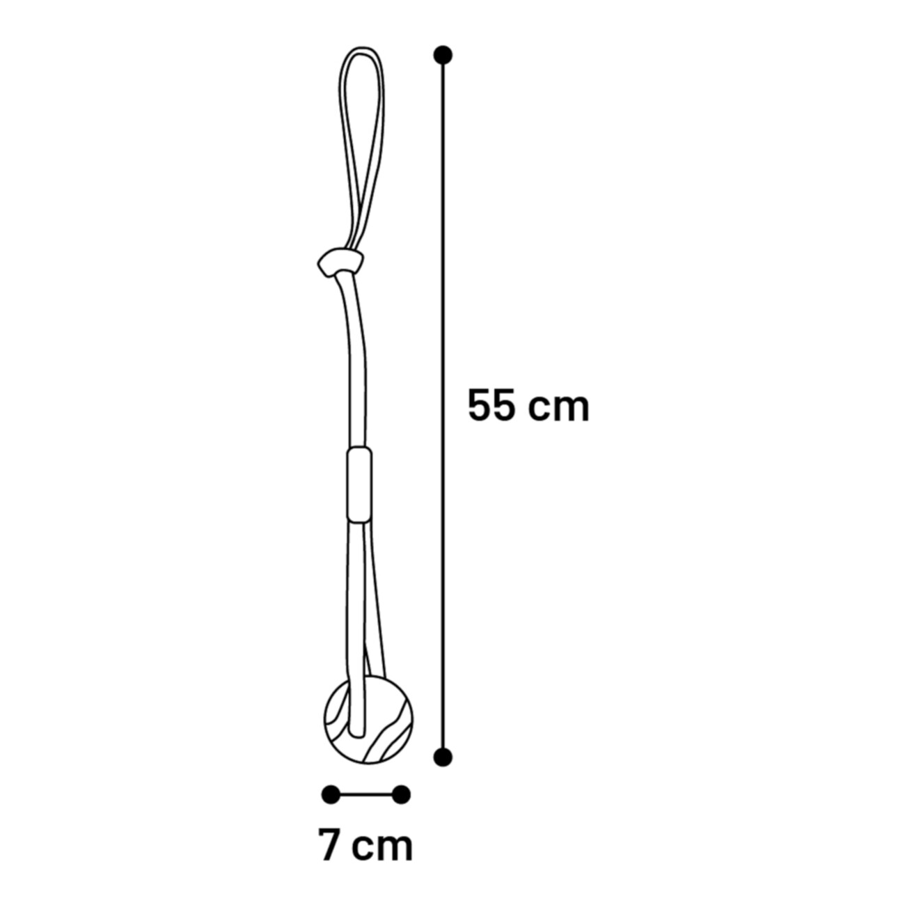 Juru Zerrseil mit Ball - Hundespielzeug bei tiierisch.de Bild 2