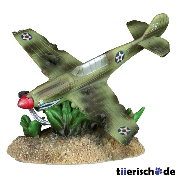 Flugzeugwrack fürs Aquarium Bild 1
