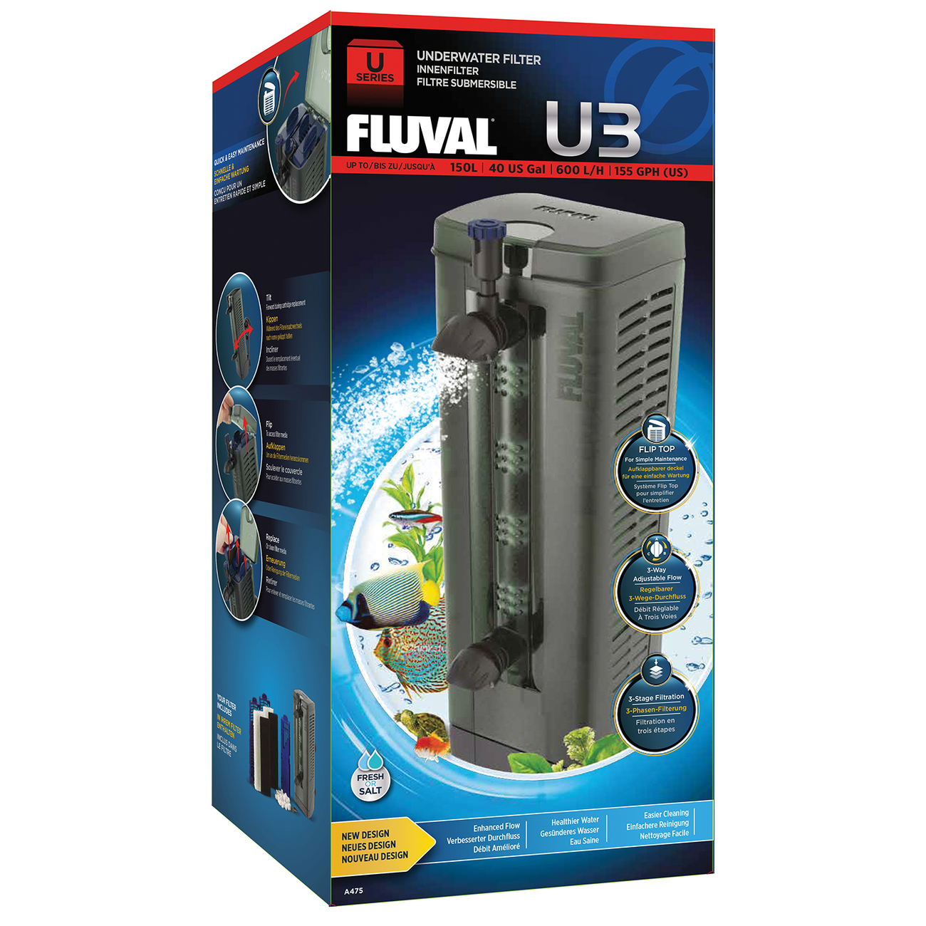 Fluval Aquarium Innenfilter U Serie Bild 5