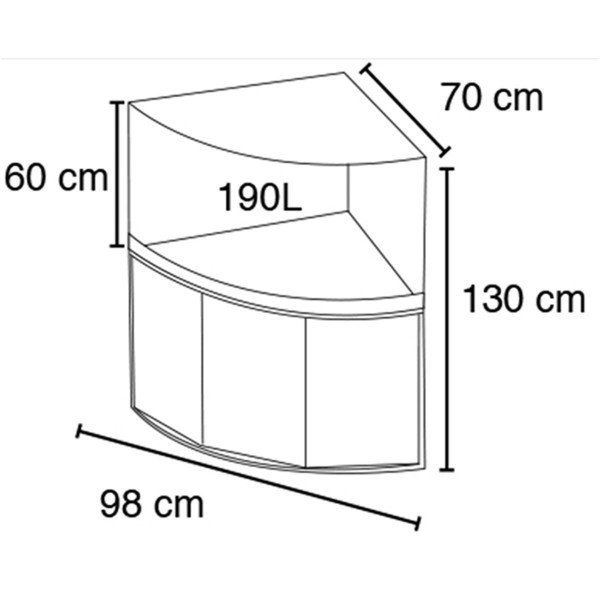 Fluval Aquarium Schrank Kombi Venezia Bild 6