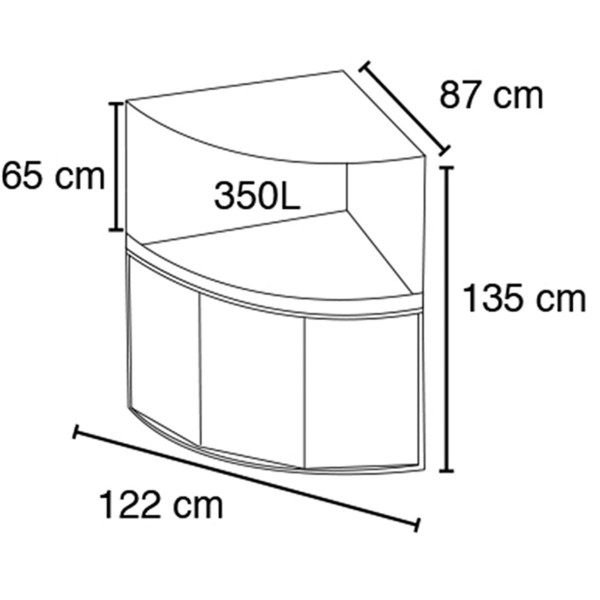 Fluval Aquarium Schrank Kombi Venezia Bild 7