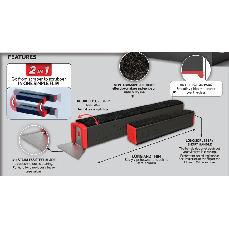 Fluval Razor-Algenmagnet mit Klinge Bild 3