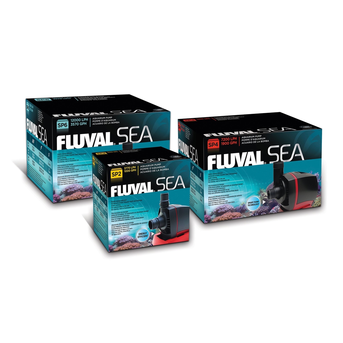 Fluval SEA SP Tauchpumpe für Meerwasser Aquarium Bild 1