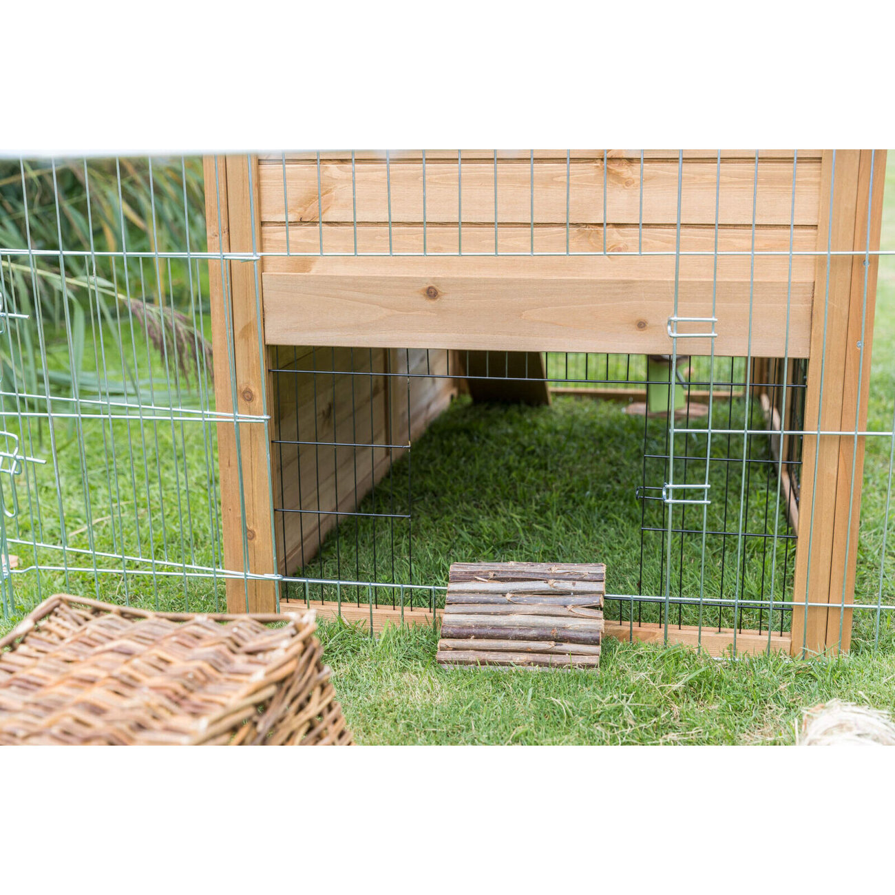 Freilaufgehege für Kaninchen mit Abdeckung verzinkt Bild 7