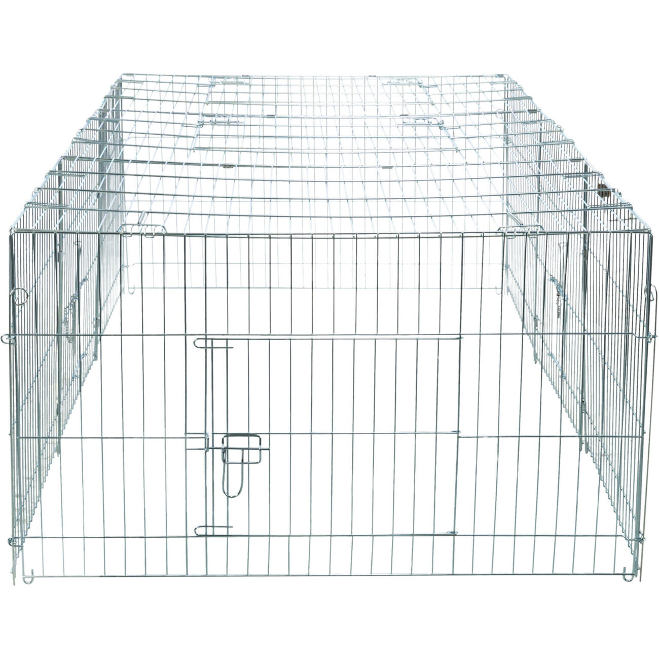 Freilaufgehege für Kaninchen mit Abdeckung verzinkt Bild 11