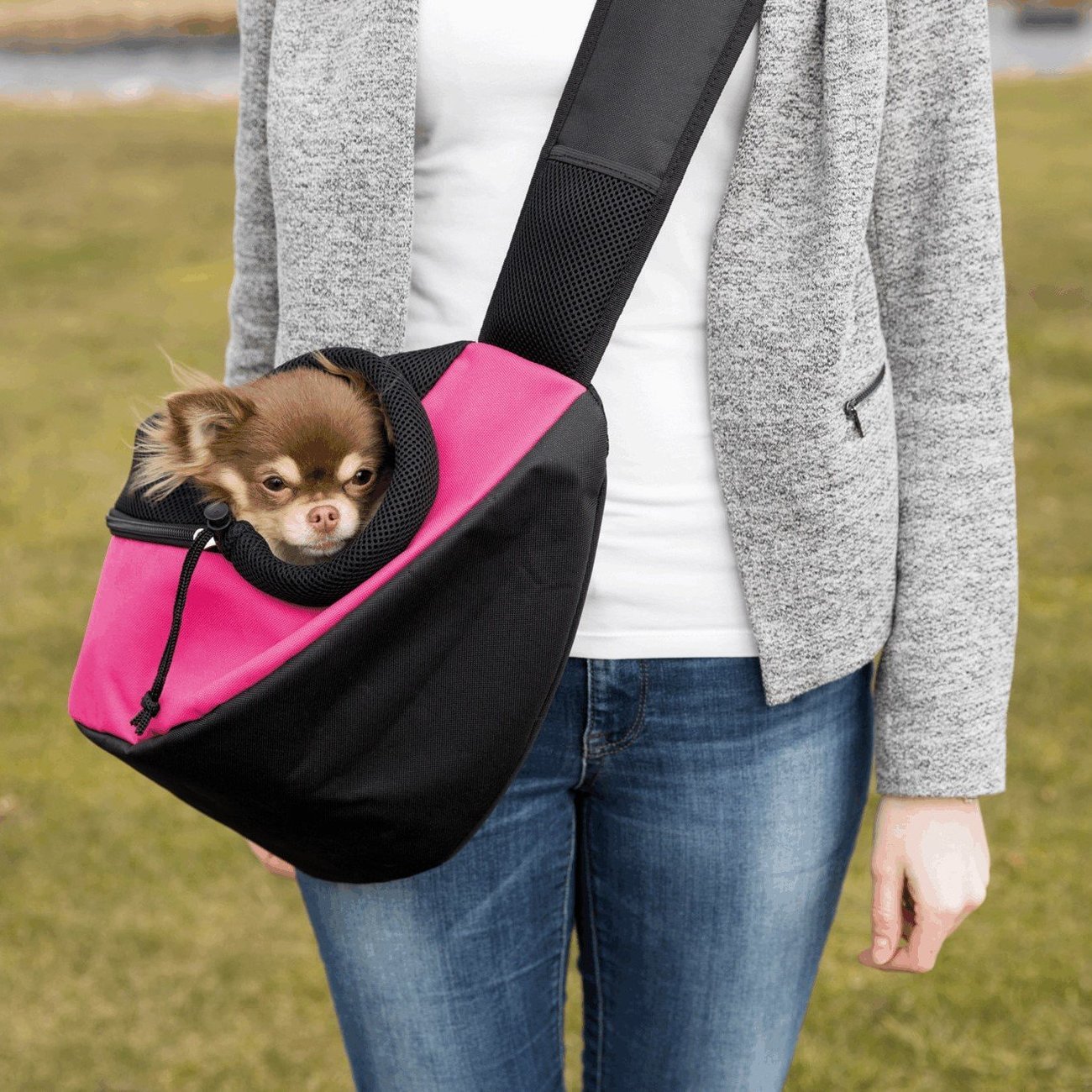 Fronttasche Sling für Hunde Bild 2