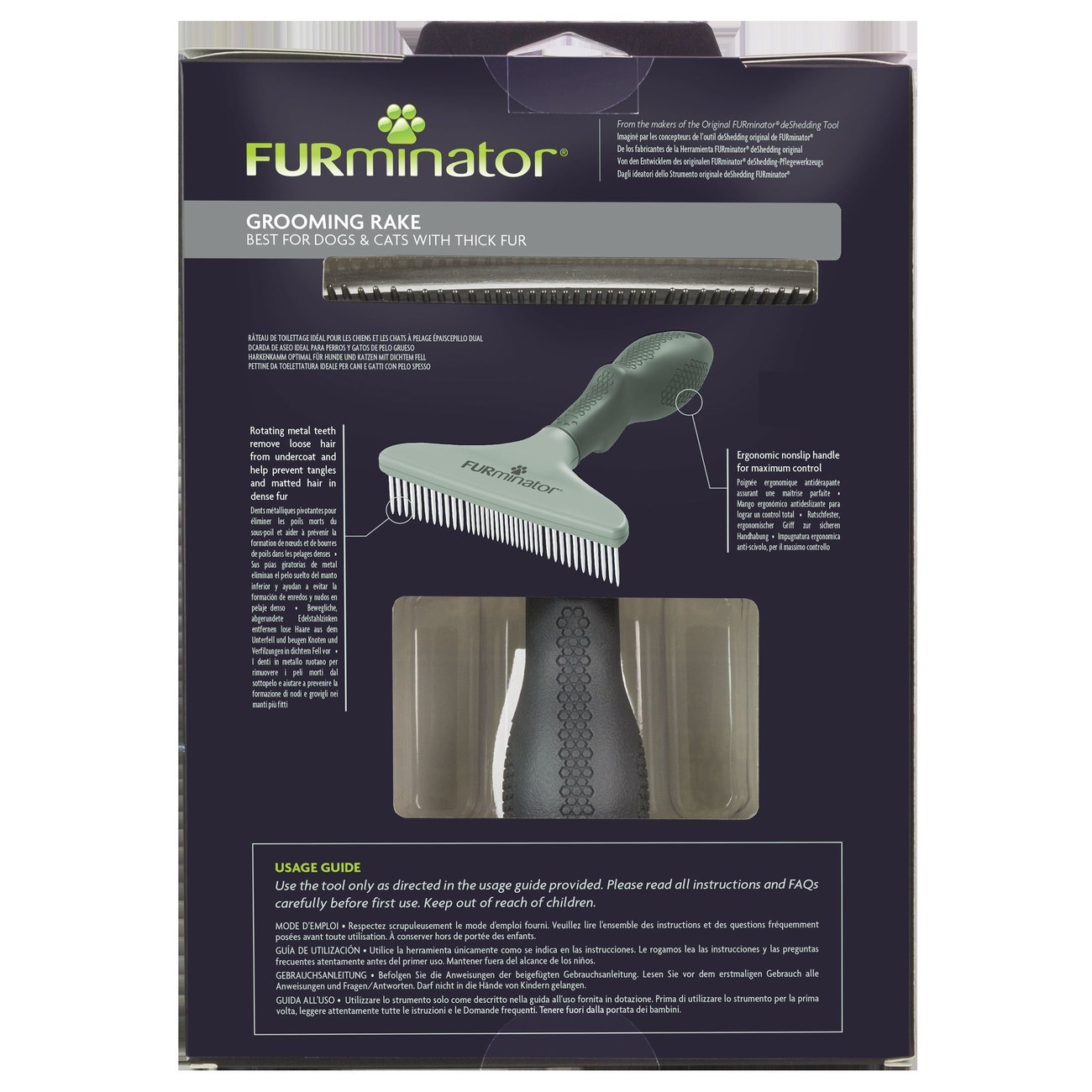 FURminator Harkenkamm für Katzen und Hunde Bild 5